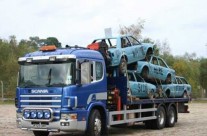 Liftech Truck Carrying Cars
